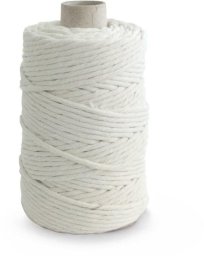 Sznurek bawełniany do makramy biały 5mmx100m