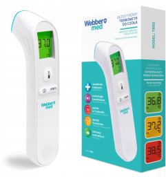 Termometr Webber TERMOMETR BEZDOTYKOWY MEDYCZNY NA PODCZERWIEŃ WEBBER TR02