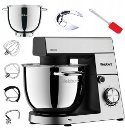 ROBOT KUCHENNY PLANETARNY WEBBER SM16 MIKSER 2000W MISA 5,2L WIELOFUNKCYJNY