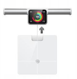 Waga łazienkowa Webber Waga Łazienkowa Analityczna 57 Parametrów Apple Health, Google Fit, WIFI