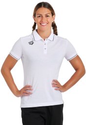 Arena KOSZULKA WOMEN'S TEAM POLOSHIRT SOLID COTTON WHITE 004893/100 L