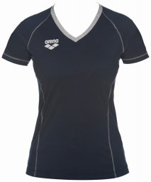 Arena KOSZULKA WOMEN'S TL S/S TEE NAVY 1D336/70 XXS