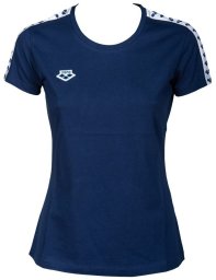Arena KOSZULKA WOMEN'S T-SHIRT TEAM ICONS NAVY WHITE NAVY 001225/701 XS