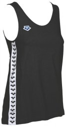 Arena KOSZULKA WOMAN TANK TOP TEAM ICONS BLACK-WHITE-BLACK ROZMIAR XS 001782501