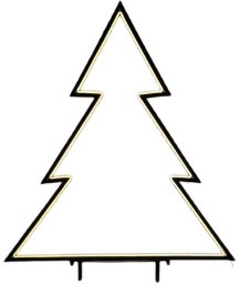 NEON CHOINKA CIEPŁY BIAŁY 53x75CM LUCA