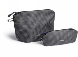 Bellroy Lite Pouch Duo - zestaw dwóch organizerów podróżnych (18 cm x 27 cm x 1,5 cm oraz 8 cm x 23 cm x 6 cm) (arcade gray)
