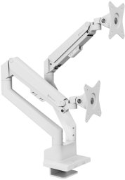 Arozzi Arozzi Alzare Neo Duo - Gas Spring Monitor Arm - White