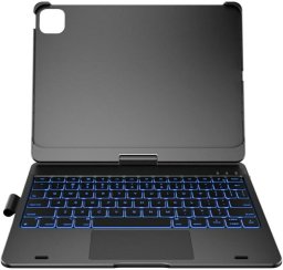 Etui Typecase Flexbook Touch             z klawiaturą do iPad Air 11" 2024/2025 szary