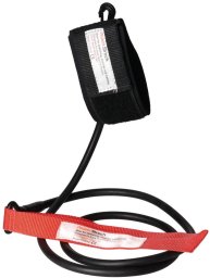 AQUA-SPORT POWERSTRECH DRYLAND SET RED RESISTANCE GUMA DO ĆWICZEŃ NA LĄD Z UCHWYTEM I PASKIEM NA KOSTKI AS32080