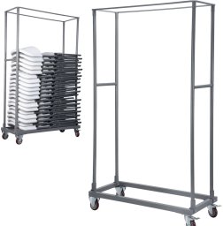 Amerbox Wózek do transportu przechowywania 25 krzeseł cateringowych