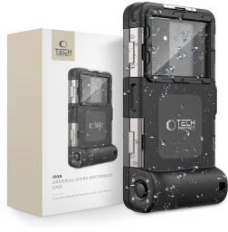 4kom.pl Etui do nurkowania na smartfony 4.7-6.7'' IPX8 do 15 m - czarny