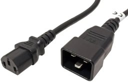 Kabel zasilający PremiumCord Kabel połączeniowy 230V 10A 1m, konektory IEC 320 C13 - IEC 320 C20