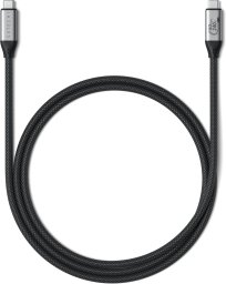 Kabel USB USB-C - USB-C 1.2 m Czarno-srebrny (ST-YU4120K)
