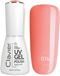 Realac CLAVIER_Nailsology Gel Polish hybrydowy lakier 014 Quite Peachy 8ml