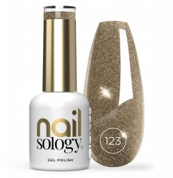 Realac CLAVIER_Nailsology Gel Polish hybrydowy lakier 123 Golden Treasure 8ml