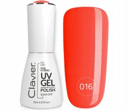 Realac CLAVIER_Nailsology Gel Polish hybrydowy lakier 016 Orangastic 8ml