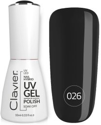 Realac Nailsology Gel Polish hybrydowy lakier 026 Black Cougar 8ml