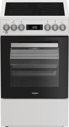 Whirlpool Cooker | Whirlpool | Hob type Vitroceramic | Oven type Electric | White | Width 50 cm | Depth 60 cm | 60 L