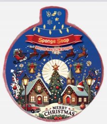 THE SCOTTISH FINE SOAPS HURREM SULTAN Mydełko świąteczne w gąbce do kąpieli Bombka