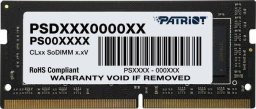 Pamięć do laptopa Patriot Signature, SODIMM, DDR4, 8 GB, 3200 MHz, CL22 (PSD48G320082S)