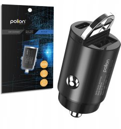 Ładowarka samochodowa do telefonu 12V USB-C 35W | USB-C | USB-A | QC | PD