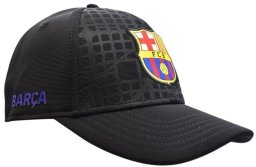 Czapka z daszkiem FC Barcelona bejsbolówka Cap Cross Black FCB Jr 5001GEXNNP
