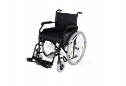 Reha Fund Stalowy wózek inwalidzki RF-1 Cruiser Czarny 48cm