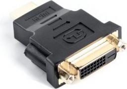 Adapter AV Lanberg HDMI - DVI-D czarny (AD-0014-BK)