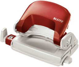 Dziurkacz Leitz Leitz Hole Punch 5058 NeXXt, 2-hole 10 sheets, 10 sheets, Red, Metal, 1 mm, 5.5 mm, 160 g