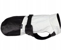 JACKET FOR DOGS FLUO BLACK. WHITE 50