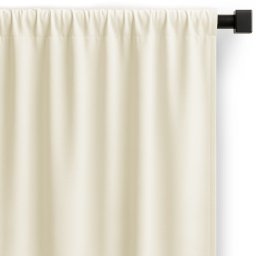Zasłona gotowa CARLI na taśmie gładka 200x270 kremowa do salonu Restilo