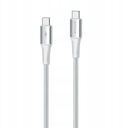 Kabel USB Proove WireX Pro Type-C to Type-C white 100W (1.5m)