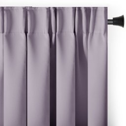 Zasłona blackout 90% na taśmie z szarfą 200x175 cm pudrowy róż Restilo