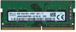 SK Hynix HMA81GS6AFR8N-UH 8GB DDR4 2133MHz PC4-17000 SODIMM moduł pamięci 1 x 8 GB 2400 MT/s