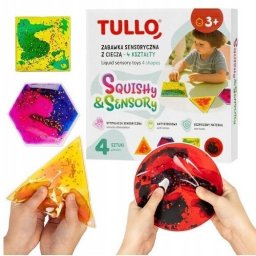 Tullo Gniotki sensoryczne z cieczą squishy 4szt