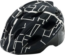 Kask dziecięcy NEXELO VIA Matt  lekki i regulowany Rozmiar kasku: M(53-55cm), Wybierz kolor: Black/silver