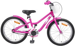 vidaXL Rower Dziecięcy 20 Cali dla dzieci w wieku 6-11 lat Ciemny Róż
