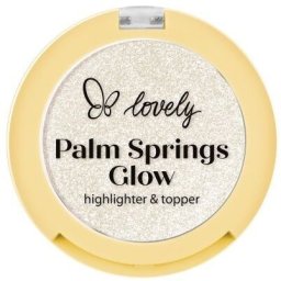 LOVELY_Palm Springs Glow rozświetlacz-topper do twarzy i ciała 02 Flamingo 3,9g
