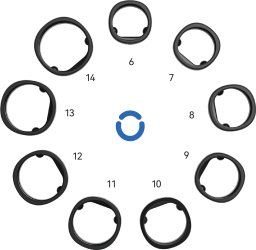 Smart Ring Bellona Zestaw do weryfikacji rozmiaru