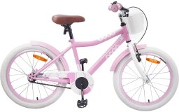 vidaXL Rower Dziecięcy 20 Cali dla dzieci w wieku 6-11 lat Jasny róż
