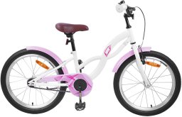 vidaXL Rower Dziecięcy 20 Cali dla dzieci w wieku 6-11 lat Biały