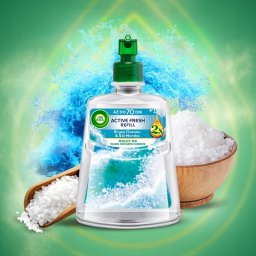 Air Wick Air Wick Active Fresh Odświeżacz Powietrza Wkład Bryza Oceanu i Sól Morska 228ml