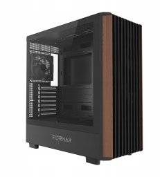 Obudowa Gembird Fornax Wood czarna (CCC-FC-WOOD)