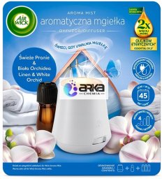 Air Wick Air Wick Aroma Mist Mgiełka z olejkami komplet Świeże Pranie & Biała Orchidea 20ml