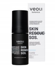 Veoli Botanica VEOLI BOTANICA_Skin Rescue SOS wyciszająco-łagodzący krem SOS z prebiotykami 0,1% oraz ekstraktem z Centella Asiatica 0,2% oraz olejem konopnym 5% 30ml
