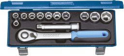 Zestaw kluczy nasad. 1/2"13cz. 19 KMU-20 GEDORE