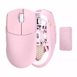 Mysz Lamzu LAMZU Maya Gaming mysz 8kHz częstotliwość próbkowania 2,4GHz Wireless - pink