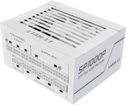 Zasilacz Lian Li SP Series Platinum 80 PLUS Platinum Zasilacz, SFX, w pełni modularny, PCIe 5.1, ATX 3.1 - 1.000 Watt, biały