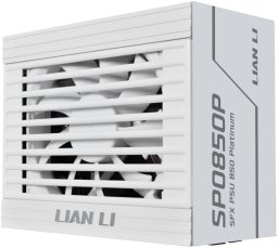 Zasilacz Lian Li SP Series Platinum 80 PLUS Platinum Zasilacz, SFX, w pełni modularny, PCIe 5.1, ATX 3.1 - 850 Watt, biały