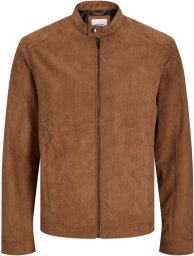 Jack&Jones kurtka z syntetycznego zamszu JJEDYLAN CLEAN JACKET NOOS 12261197 COGNAC L